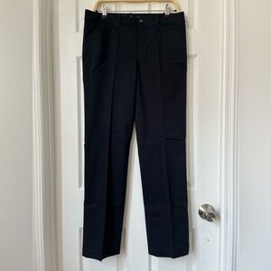 ROBERT GRAHAM KENDRA Women's dress Pants Cotton Stretch Size 10 Navy Blue